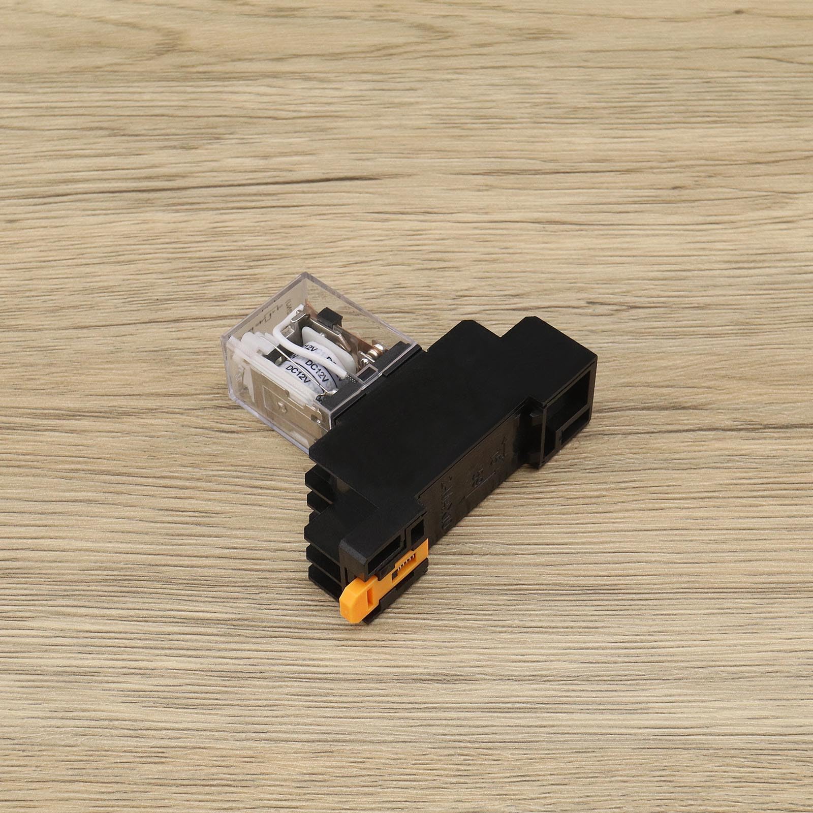 2pcs DC 12V Voyant LED Bobine Relais Puissance Électromagn. 8 Broches Prise à Bornes pour Relais Ind. Moteurs Comp./Vent.