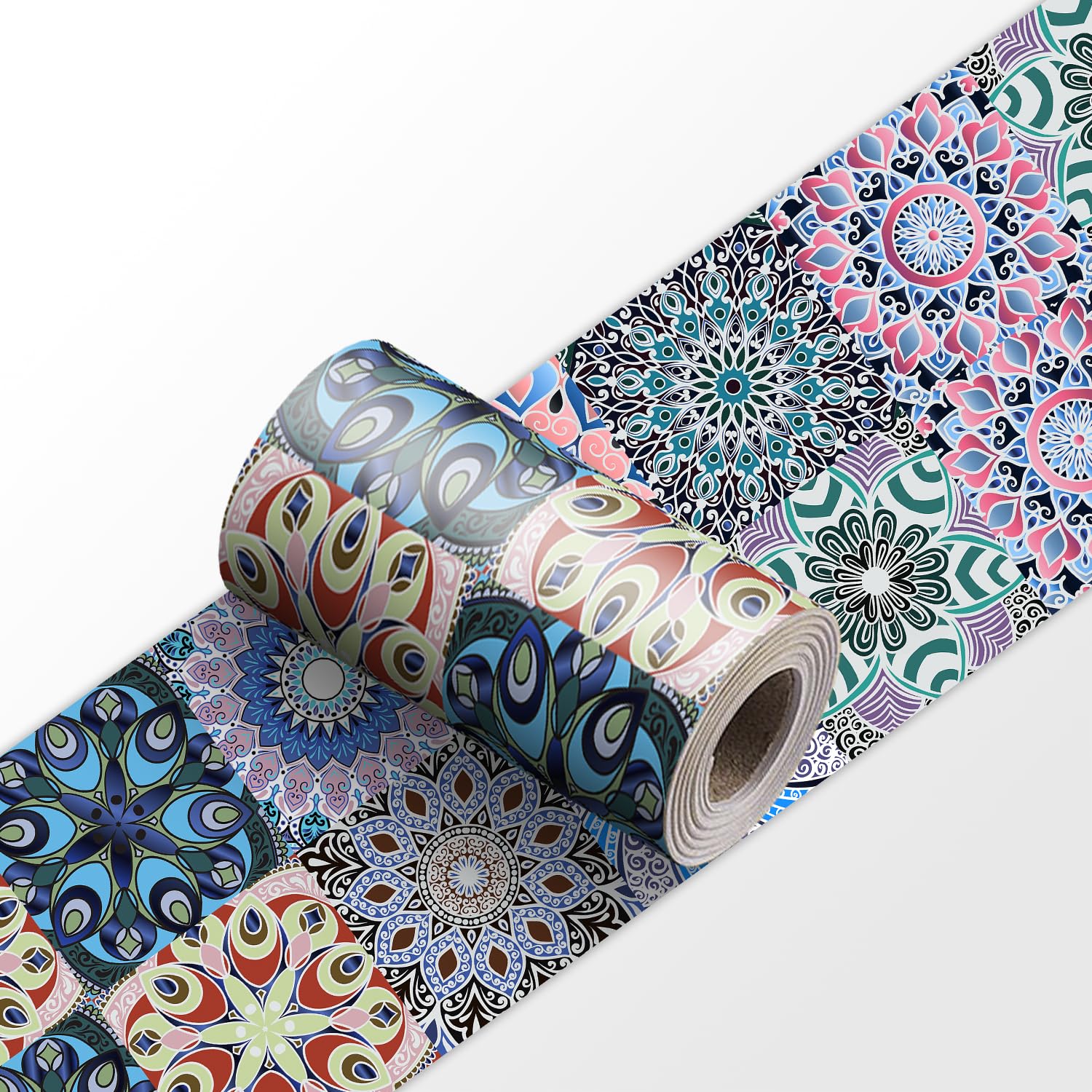 Dostear 2.4 Meters Wallpaper Borders Roll Self Adhesive for Walls Trim Ceiling Border YX152 10cm X 240cm