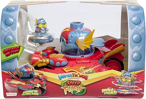 Miniatura 4 de SuperThings Kid Fury Vehículo - Contiene 1 vehículo con 1 lanzador y parte superior y 1 figura exclusiva