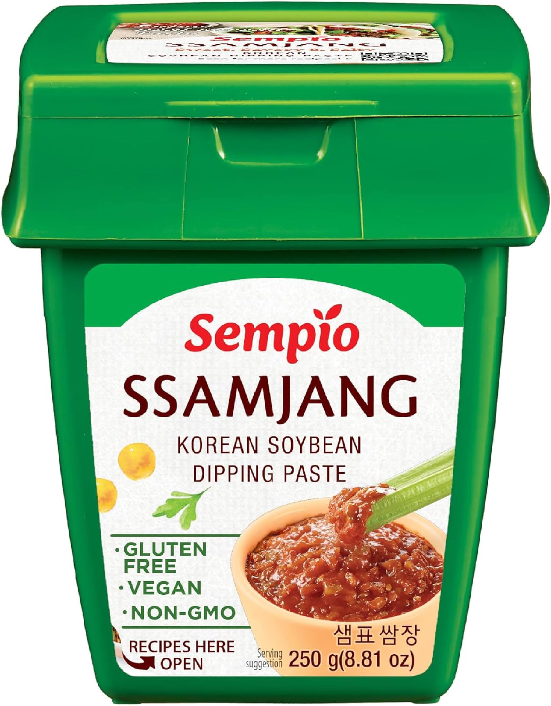 SEMPIO Gluten-Free Ssamjang –Mild Seasoned Soybean Paste, Dipping Sauce for K...