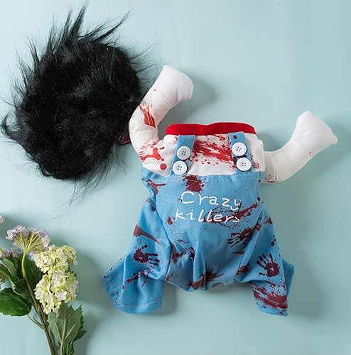 Miniatura 2 de Pet Deadly - Disfraz de perro lindo para cosplay, Halloween, Navidad, disfraz divertido para perro, ropa de fiesta para perros pequeños y medianos