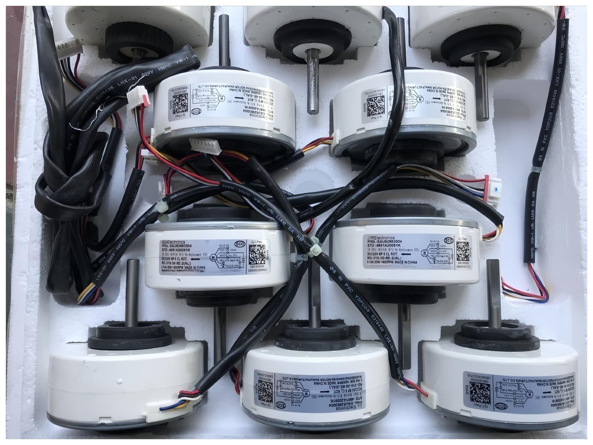 Motor RD-310-30-8N-4 (AL), Compatible con LG El Motor De Repuesto ZKFP-30-8-97L-1 del Aire Acondicionado - Piezas del Motor del Ventilador del Aire Acondicionado