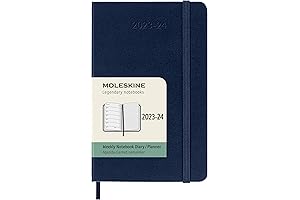 Moleskine Monthly Planner 2023 Pocket - Sapphire Blue
