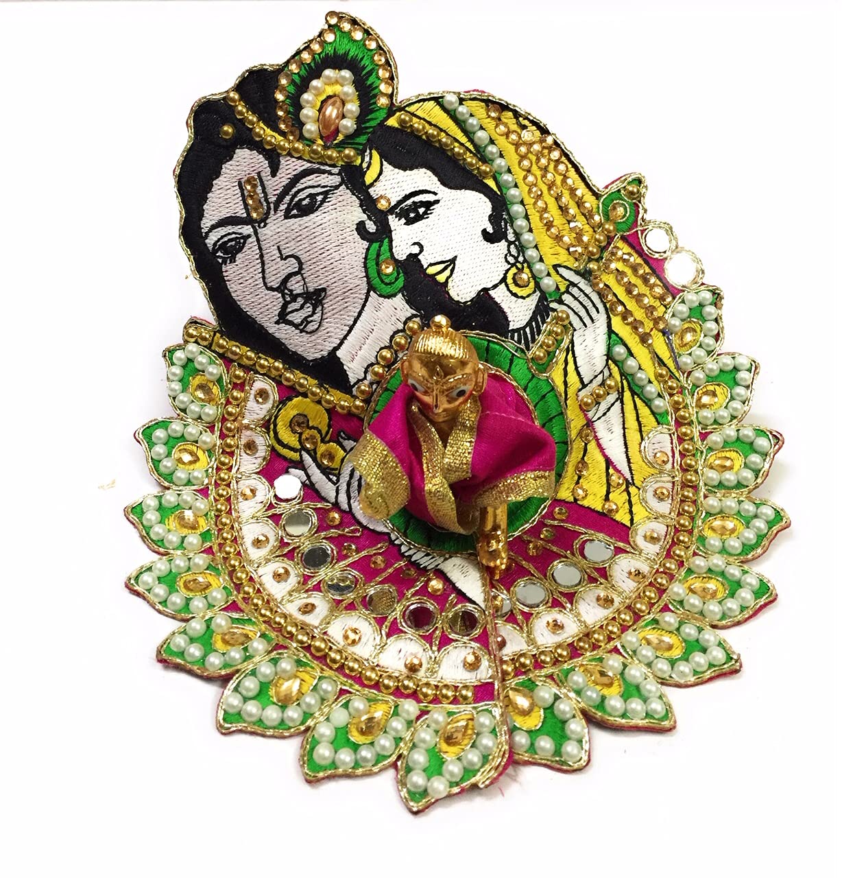 Poshak pour Thakurji Laddu Gopal Aashita Creations Rose Taille 3