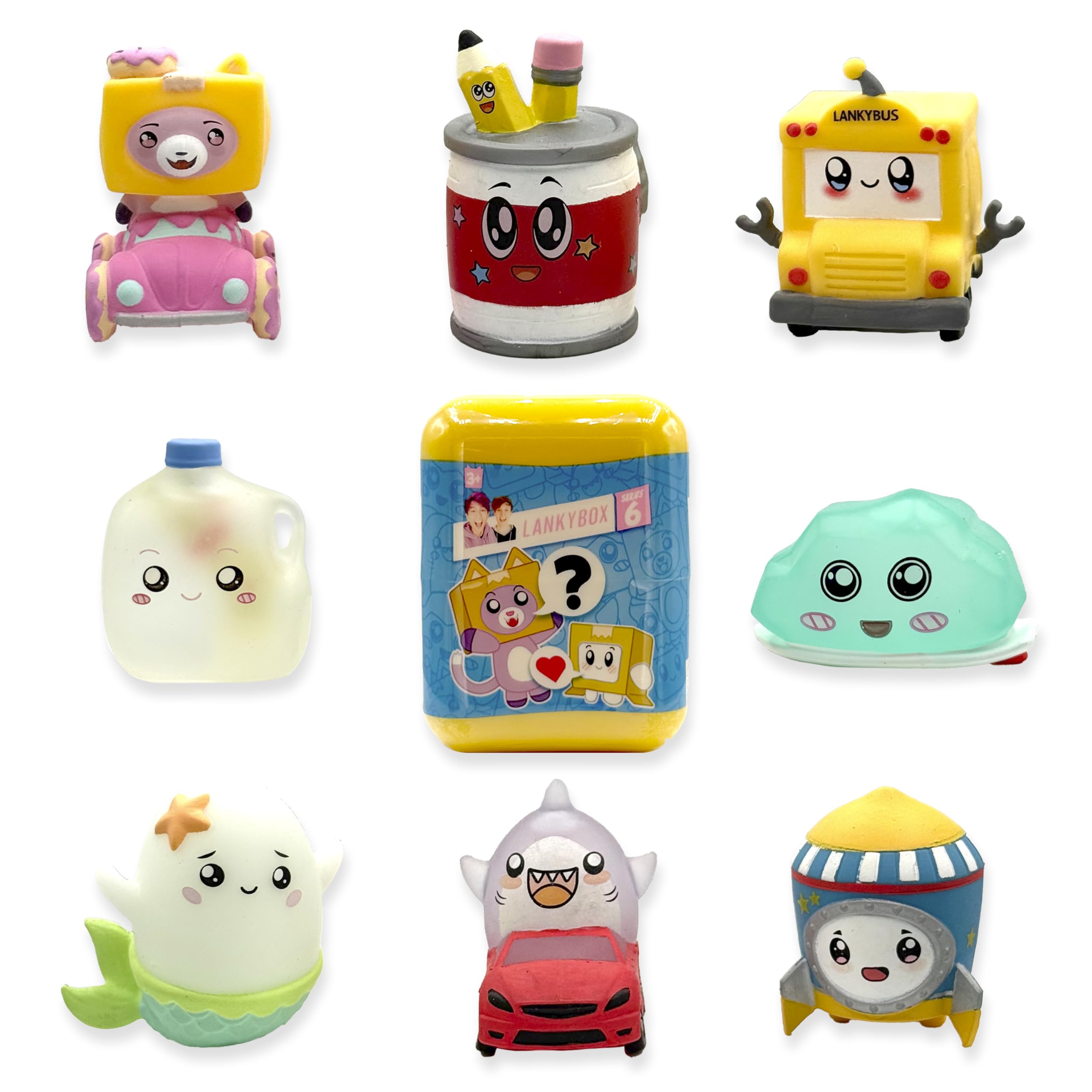 LankyBox Mini Mystery Figures – Series 6, Collectible & Squishy