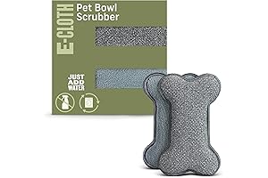 E-Cloth Pet Bowl Scrubber - Revolutionary Pet Bowl Cleaning