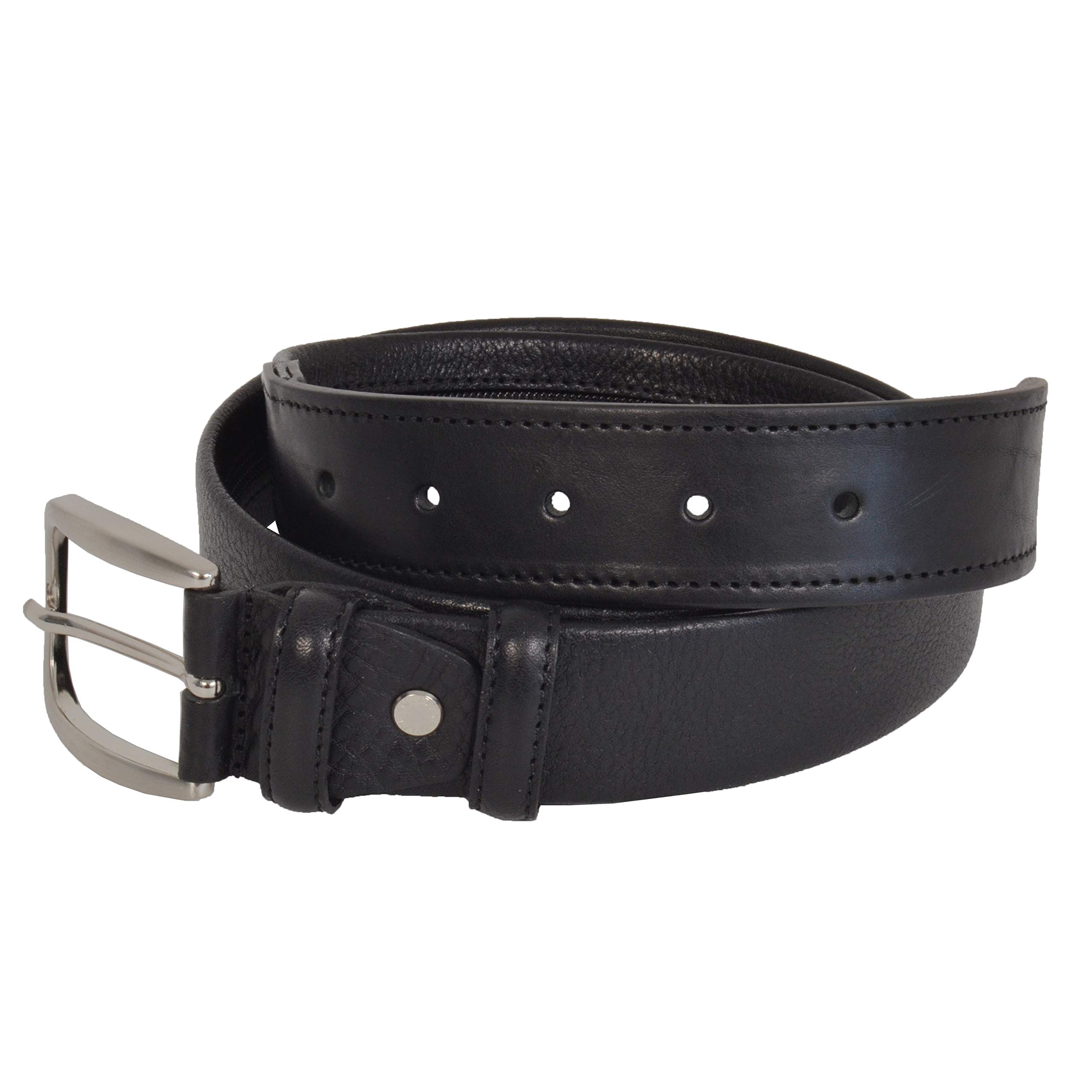 Conte Massimo Reise-Geldgürtel aus Echtleder – Versteckte Reißverschlusstasche, Taktische Sicherheitstasche, Ideal für Reisen, 3,5 cm breit