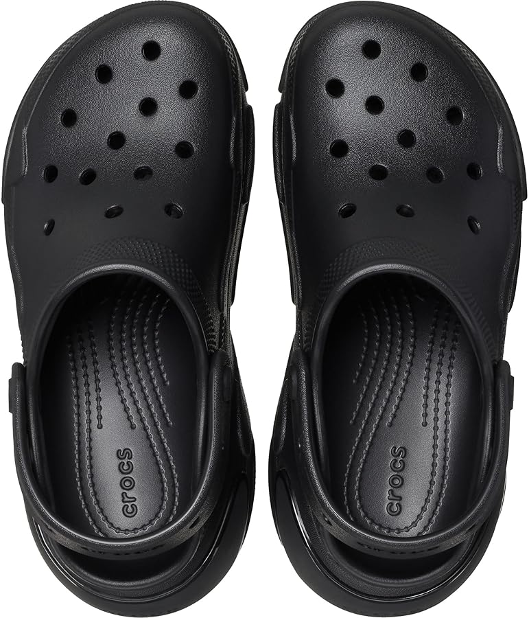 Crocs Unisex-Adult Bubble Crush Clogs, Platform Shoes