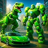 Dino Robot Car Transform Game – Monster Truck Rampage