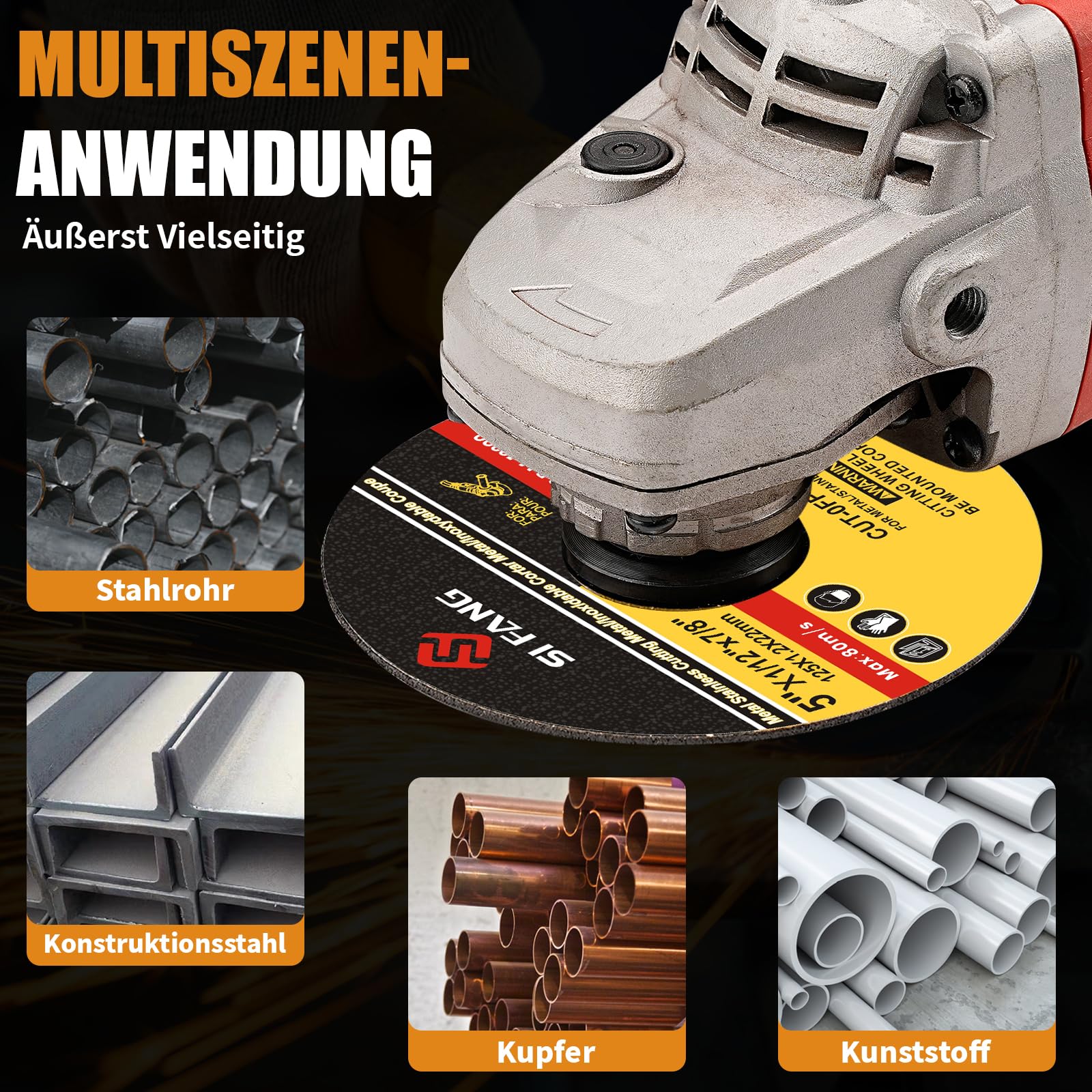 Disco Da Taglio Per Ferro Mini Flex Disco Per Metallo 75X1.6X10 3" Pezzi 10 - Foto 10