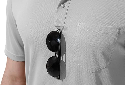 Miniatura 6 de Camisas polo de manga corta con cuello y bolsillo para hombre