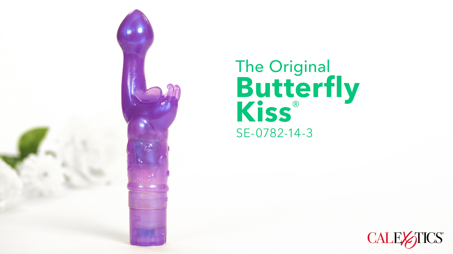 garter belt and socks I Love My Butterfly Kiss Vibrator main image 1