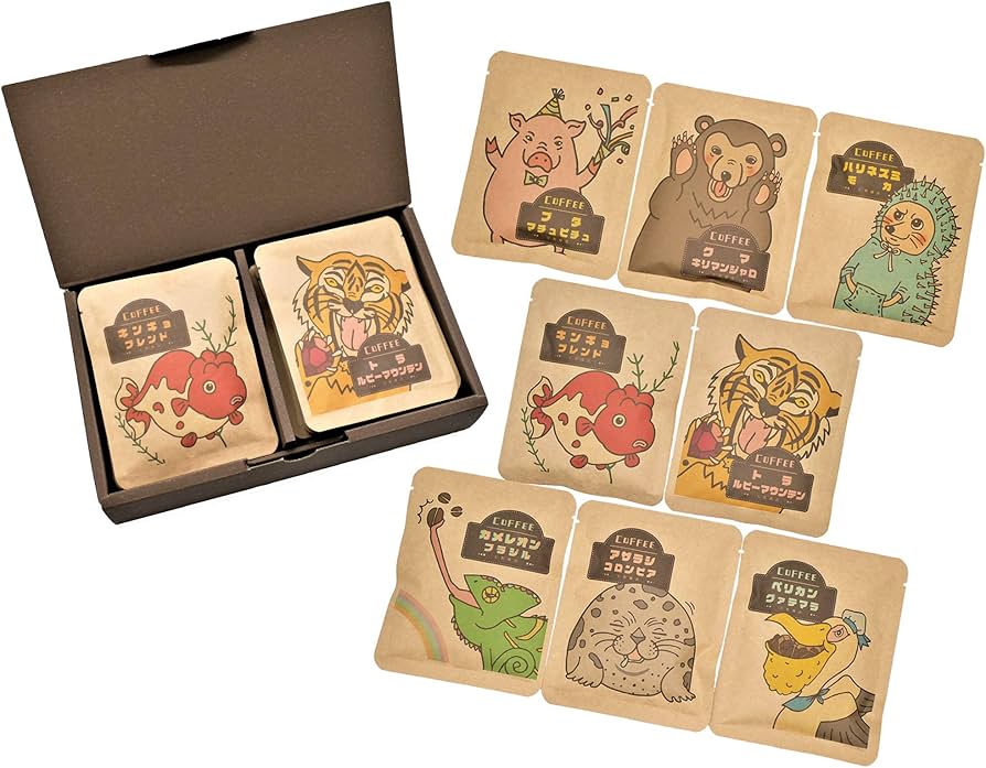 Amazon.co.jp: どうぶつコーヒー ドリップバッグ詰め合わせセット Amazon.co.jp: どうぶつコーヒー ドリップバッグ詰め合わせセット