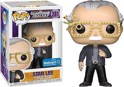Funko Pop Movies: Guardianes de la Galaxia - Figura coleccionable de Stan Lee, multicolor