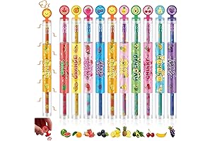 Kids 30pc Scented Pencils, Aromatic Drawing Writing Tool with Protective Case