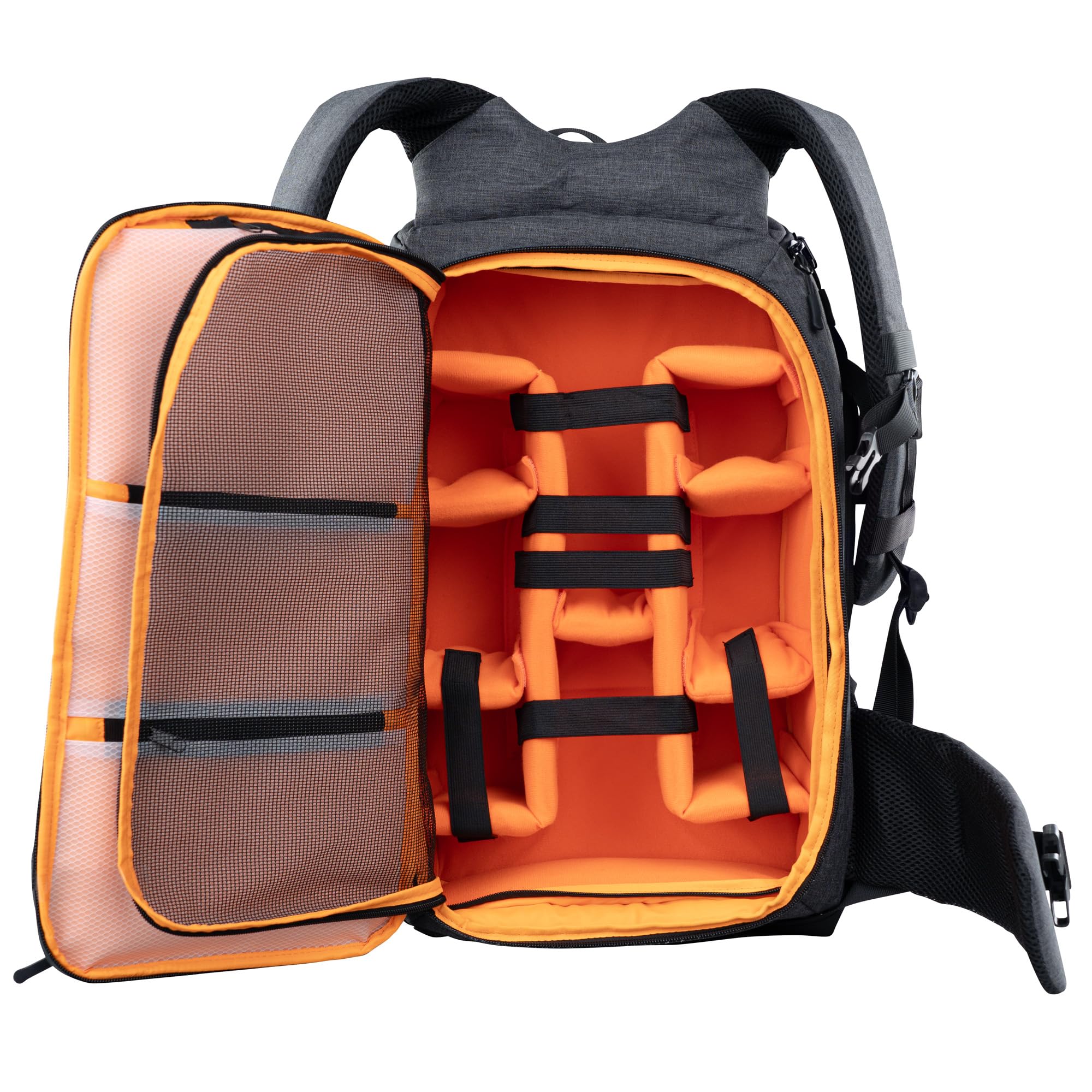 DÖRR Fotorucksack Prag Pro 20L & Prag Go 16L, Wasserdicht, Kamera-Rucksack, 16 Zoll Laptopfach, Spiegelreflex, DSLR SLR, Flexible Inneneinteilung, Stativ-Halterung, Drohnenrucksack, Robust & Leicht