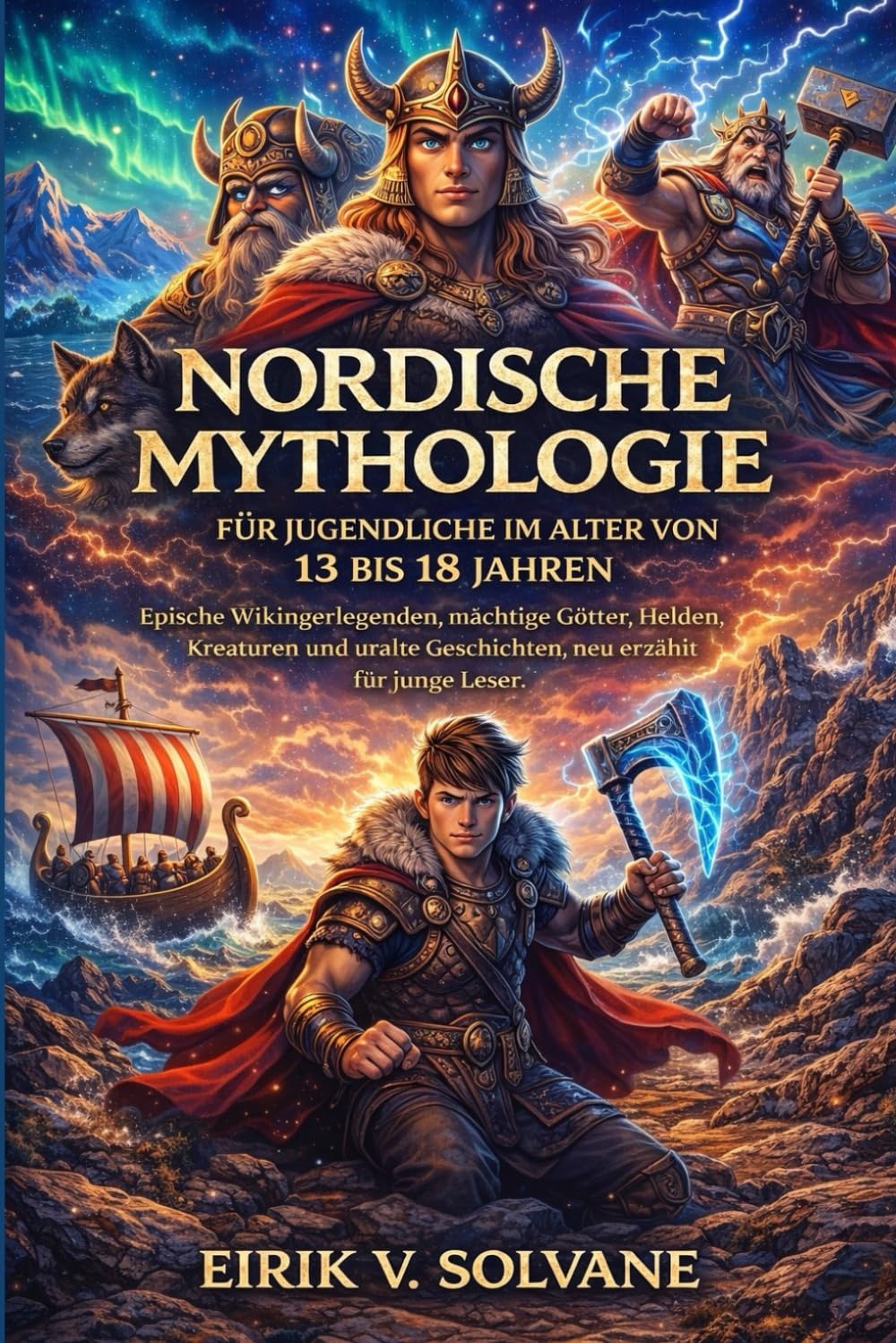 NORDISCHE MYTHOLOGIE FÜR JUGENDLICHE IM ALTER VON 13 BIS 18 JAHREN: Epische Wikingerlegenden, mächtige Götter, Helden, Kreaturen und uralte Geschichten, neu erzählt für junge Leser.