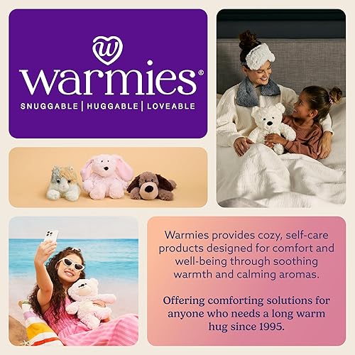 Miniatura 6 de warmies Microwavable Neck & Shoulder Wrap - Heating & Cooling Plush Pad for Calming Relaxation - Weighted & Heated Neck Warmer with Scented Lavender