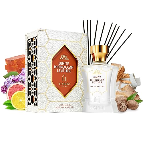 Miniatura 3 de H HABIBI Cuero marroquí blanco (para hombre)  EDP 2.5 onzas líquidas