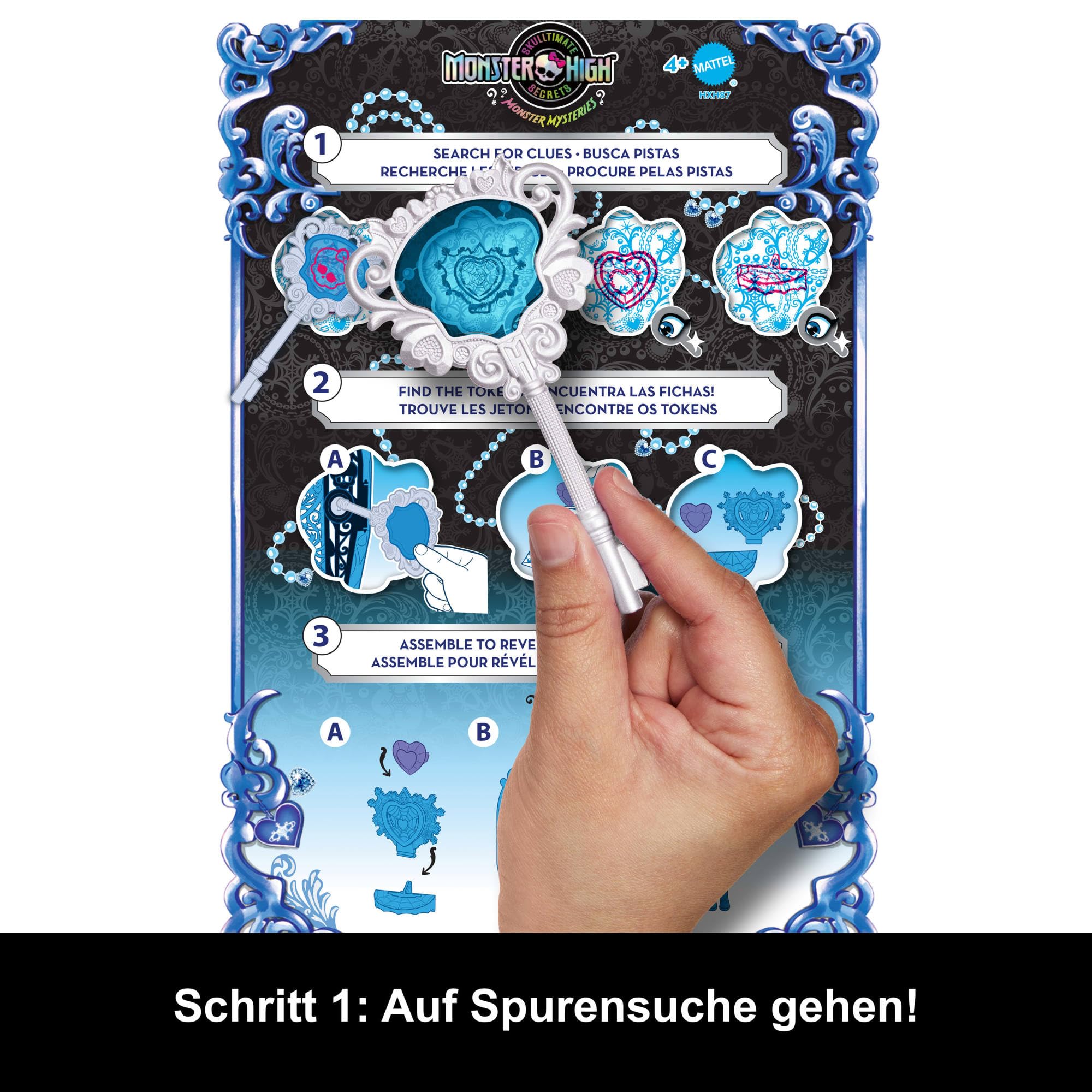 Monster High Skulltimate Secrets Puppen- und Accessoire-Set, Monster Mysteries Abbey Bominable mit Kleiderschrank und mehr als 19 Überraschungen inklusive Kleidung, HXH87