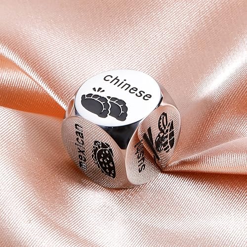 Miniatura 4 de Dados de decisión de alimentos, regalos de aniversario para novio, novia, regalos de cumpleaños para mujeres, hombres, parejas, regalos para marido,