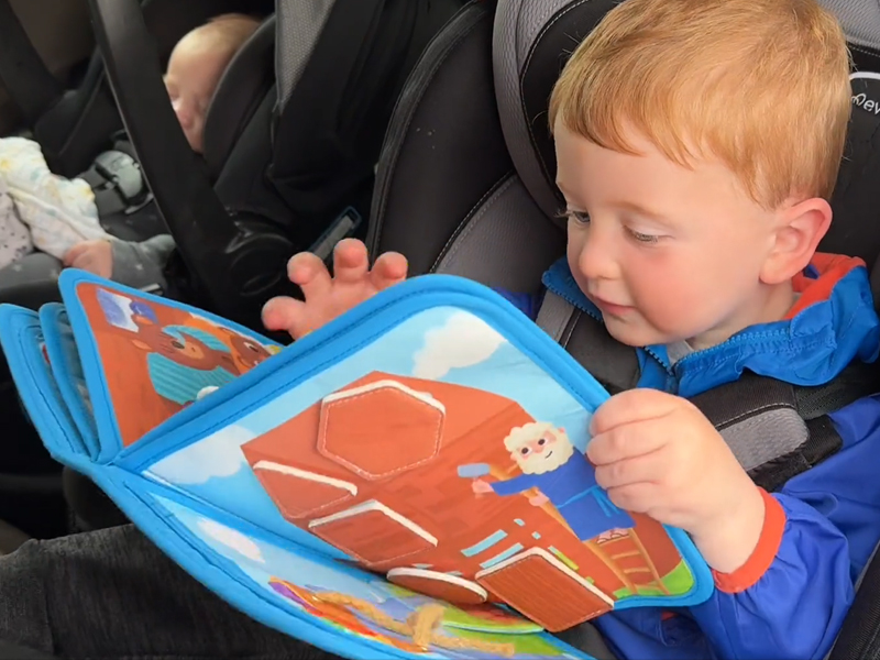 hahaland Noah's Ark Toy Busy Book for Toddlers 1-3 - Baptism Gifts for Boys Girls - Montessori Toys for 1 Year Old, Sensory Early Learning Educational One Year Old Boy Birthday Christian Church Toys