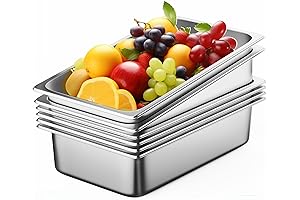 Hotel Pan 6" Deep Steam Table Pan 6 Pack