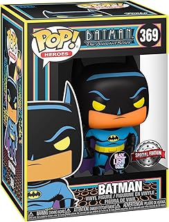 Funko Pop! Heroes: DC - Batman - (Black Light) - DC Comics- Figurine en Vinyle à Collectionner - Idée de Cadeau - Produits Officiels - Jouets pour les Enfants et Adultes - Comic Books Fans