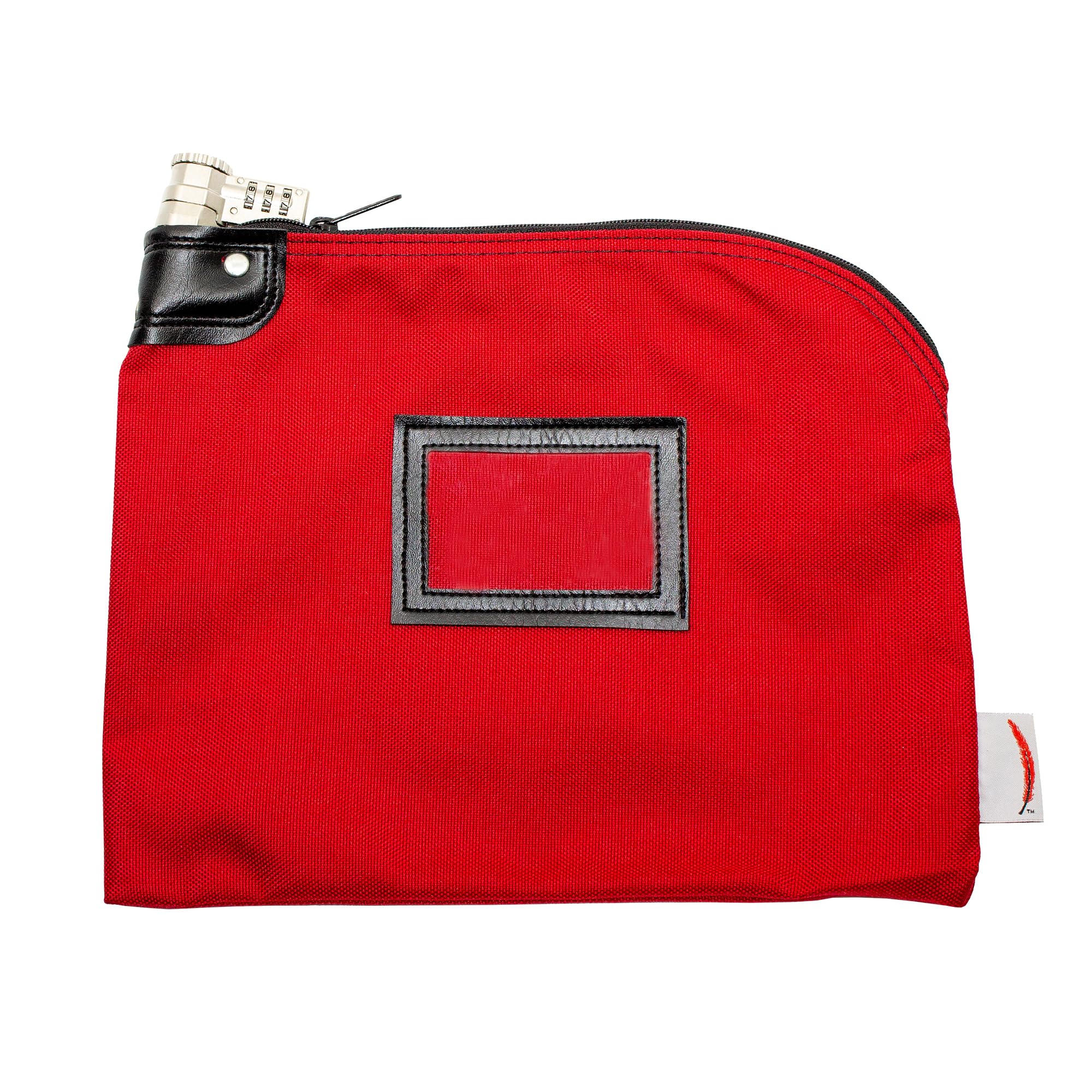 Cardinal bag supplies Locking Bank Bag, Denier Nylon, 9 x 12 Inch, Red