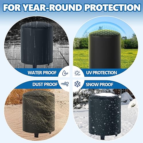 Miniatura 5 de Kit de Accesorios SafBbcue para Freidora de Pavos Char-Broil The Big Easy, Kit de Piezas para Freidora de Pavos con Cubierta de Parrilla Impermeable