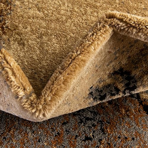 Miniatura 6 de Rugs.com Cafe Collection - Alfombra ovalada mediana de 2 x 3 pies, color beige, perfecta para salas de estar, comedores grandes, planos abiertos