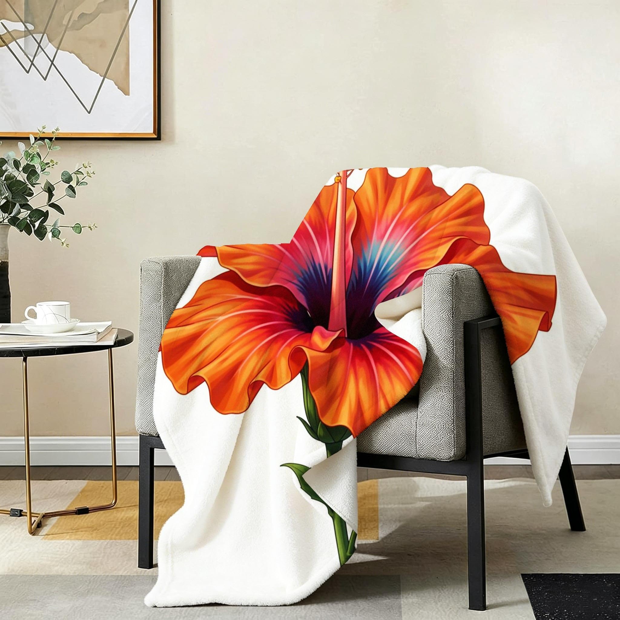 Manta Entretiempo Grande, Flor Amarilla, 220x240 cm, AQ9293