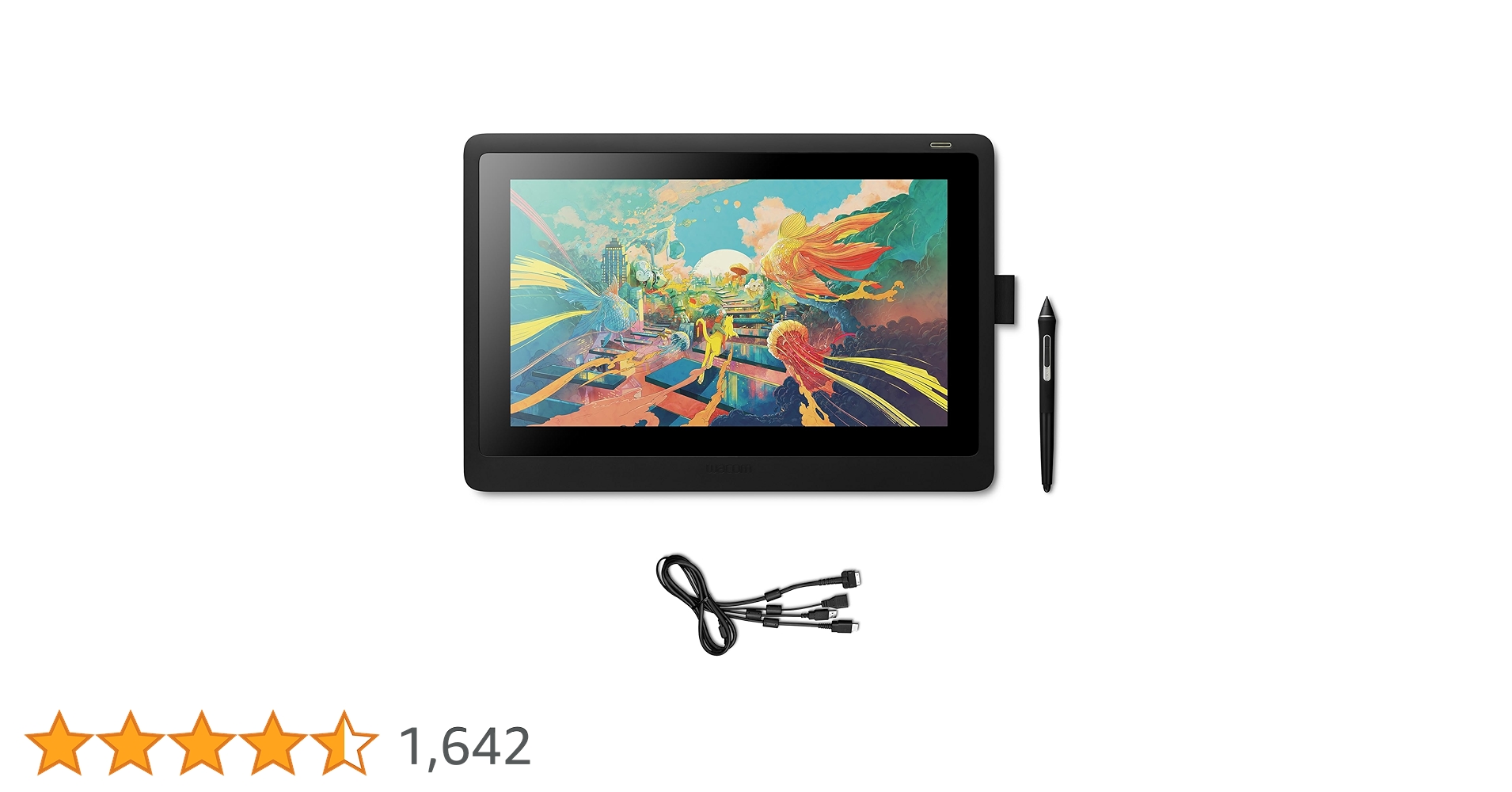 ワコム WACOM Cintiq16 Amazon | Wacom Cintiq 16 graphic tablet 5080 lpi 344.16 x 193.59