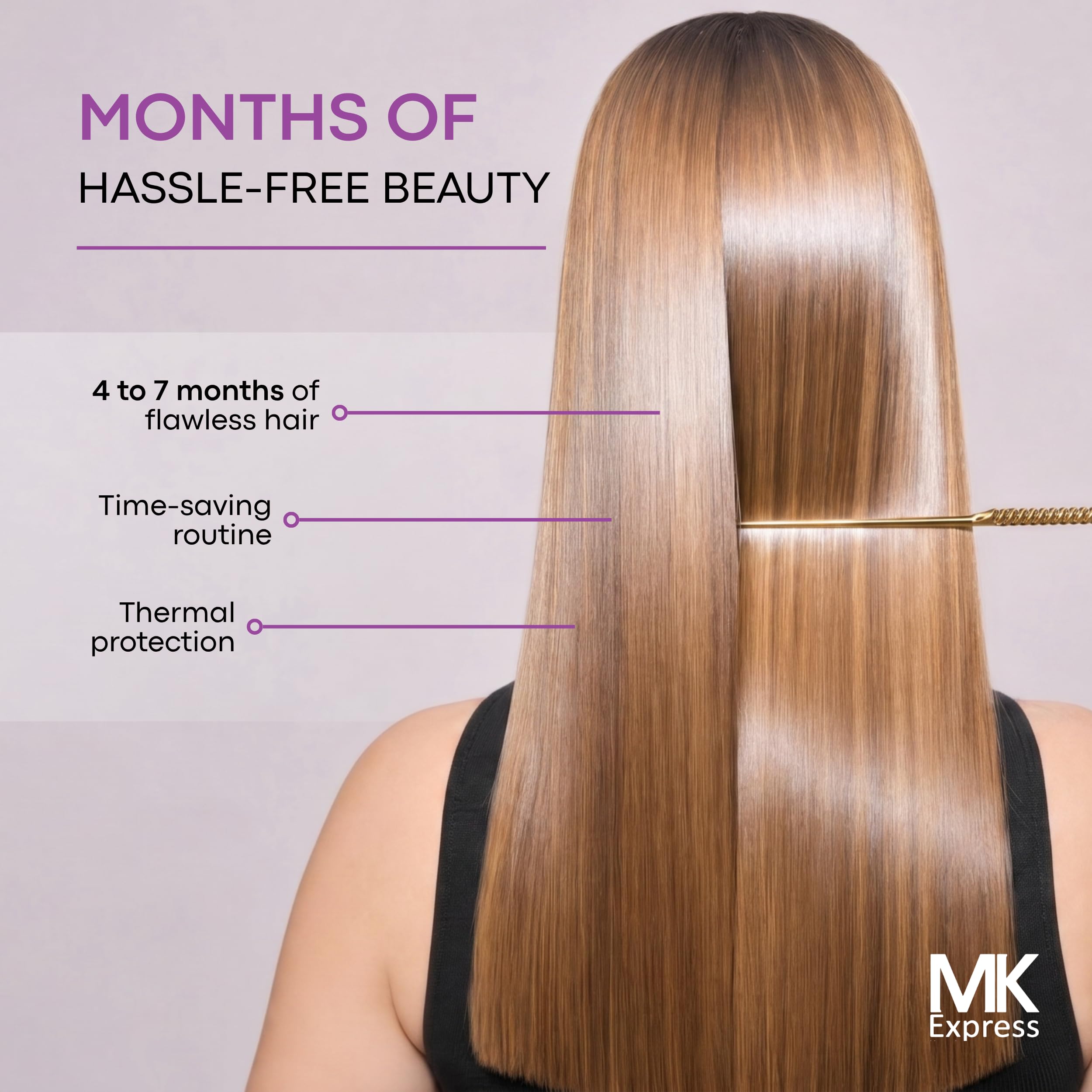 Moroccan Keratin Express Smoothing Straightening Treatment Formaldehyde Free No Wait Formula Instant results250ml with Mask 120ml by Moroccan Keratin
