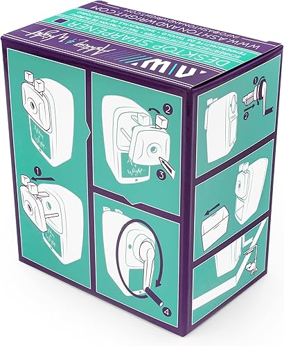 Miniatura 7 de Ashton and Wright - Sacapuntas mecánico de escritorio - Naranja