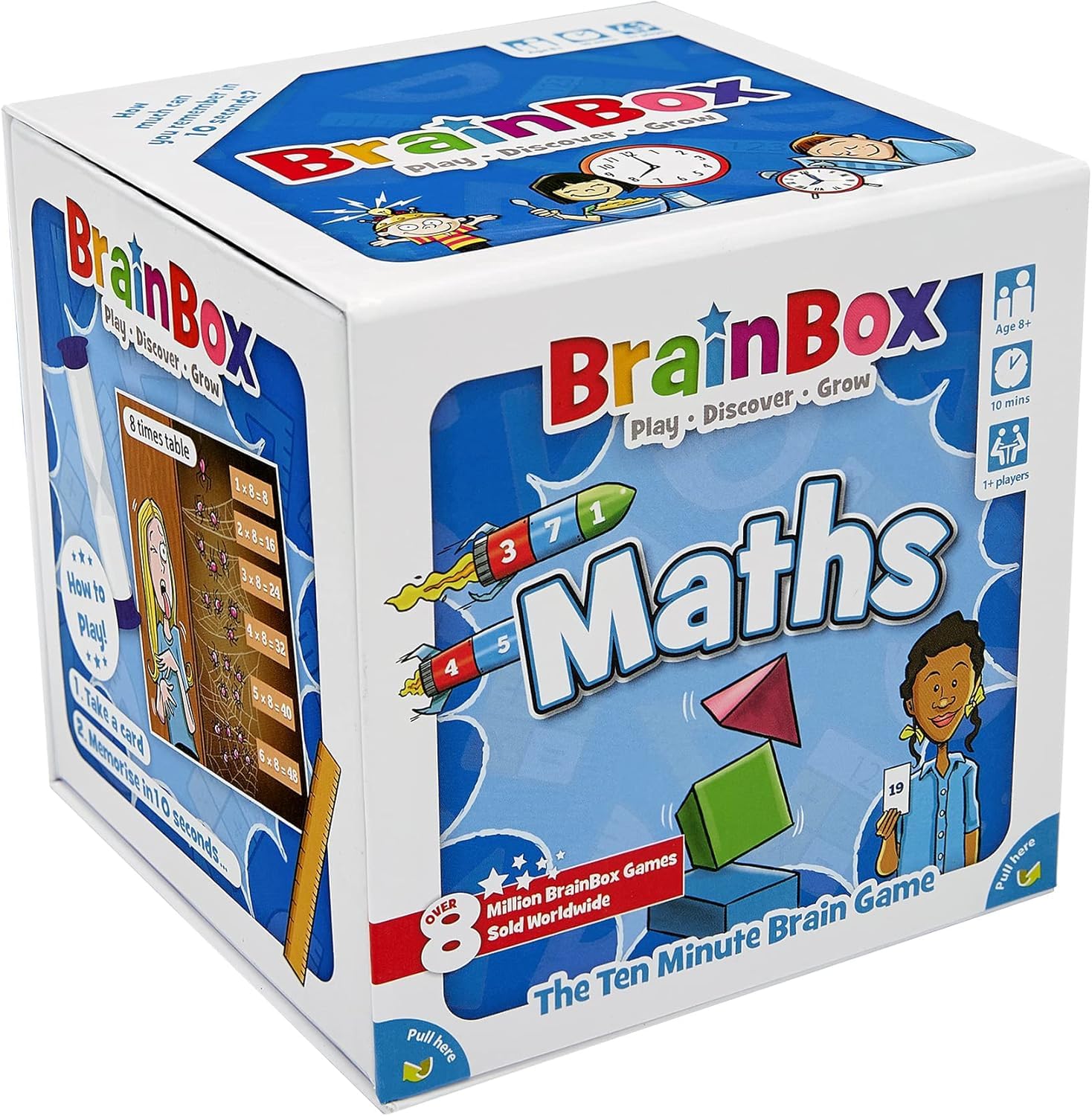 BrainBox El Mundo – Juego De Memoria Y Observación, En Español, Para Niños Desde 8 Años, 10 Minutos Por Partida, De 1 A Más Jugadores