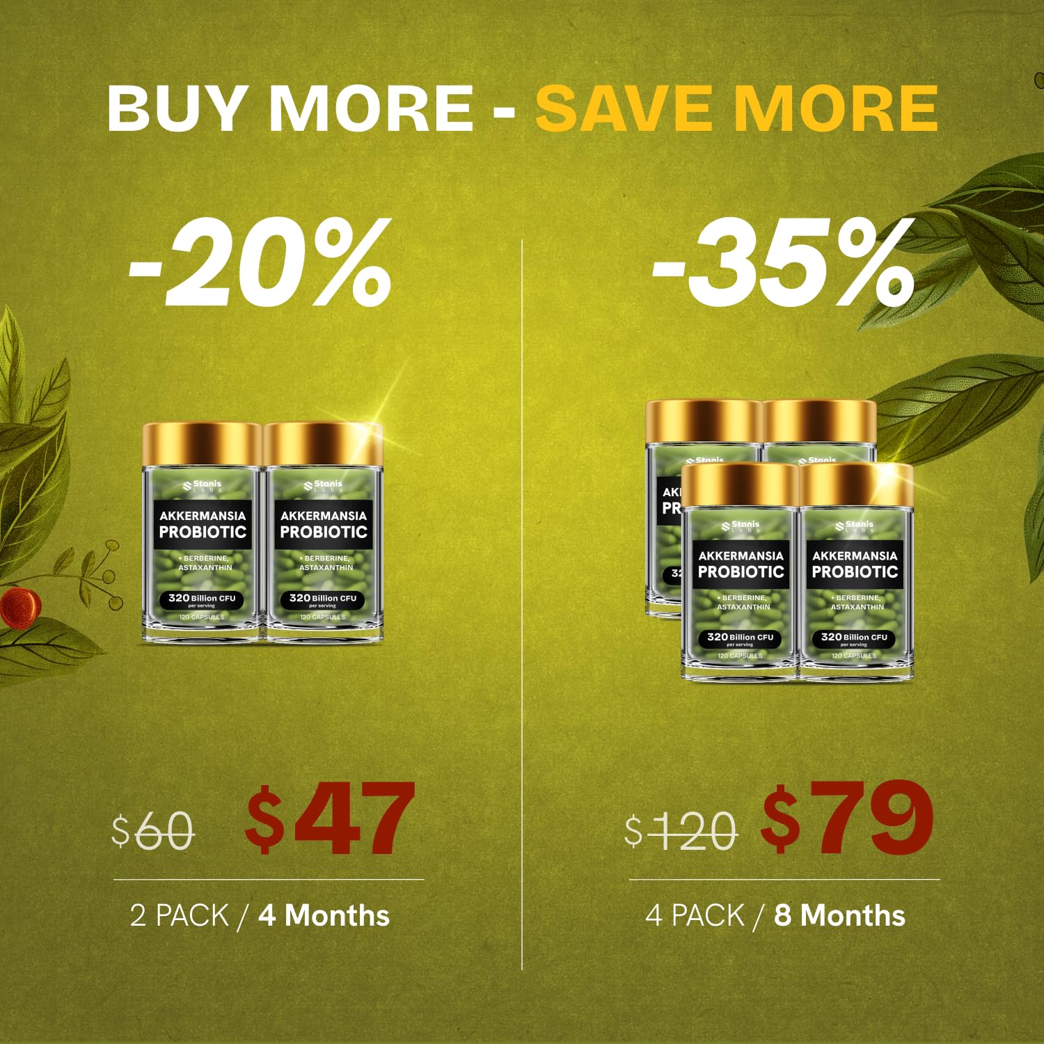 Akkermansia Probiotic - 320 Billion CFU | Akkermansia Muciniphila Probiotic — Amazon image 5