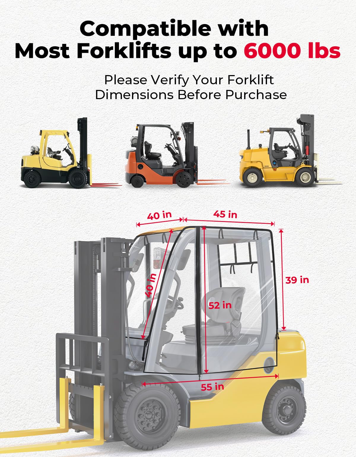 Forklift Rain Cover - Protect Your Machine -7