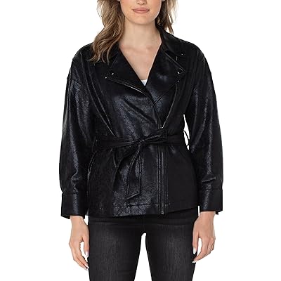 Liverpool Los Angeles Belted Moto Jacket Women