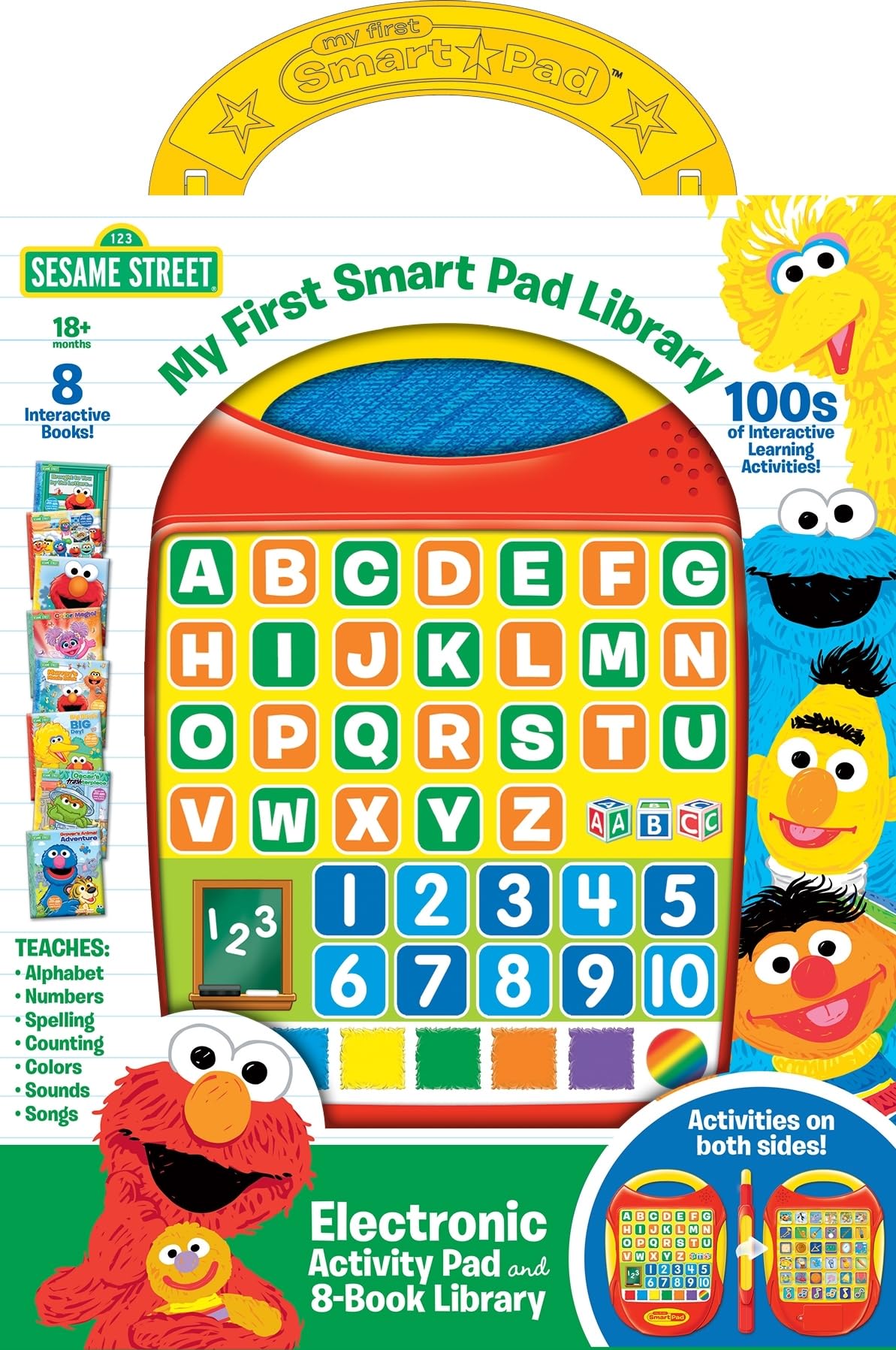 Sesame Street® My First Smart Pad Library: Electronic Activity Pad and 8-Book Library Product Bundle – November 17, 2014