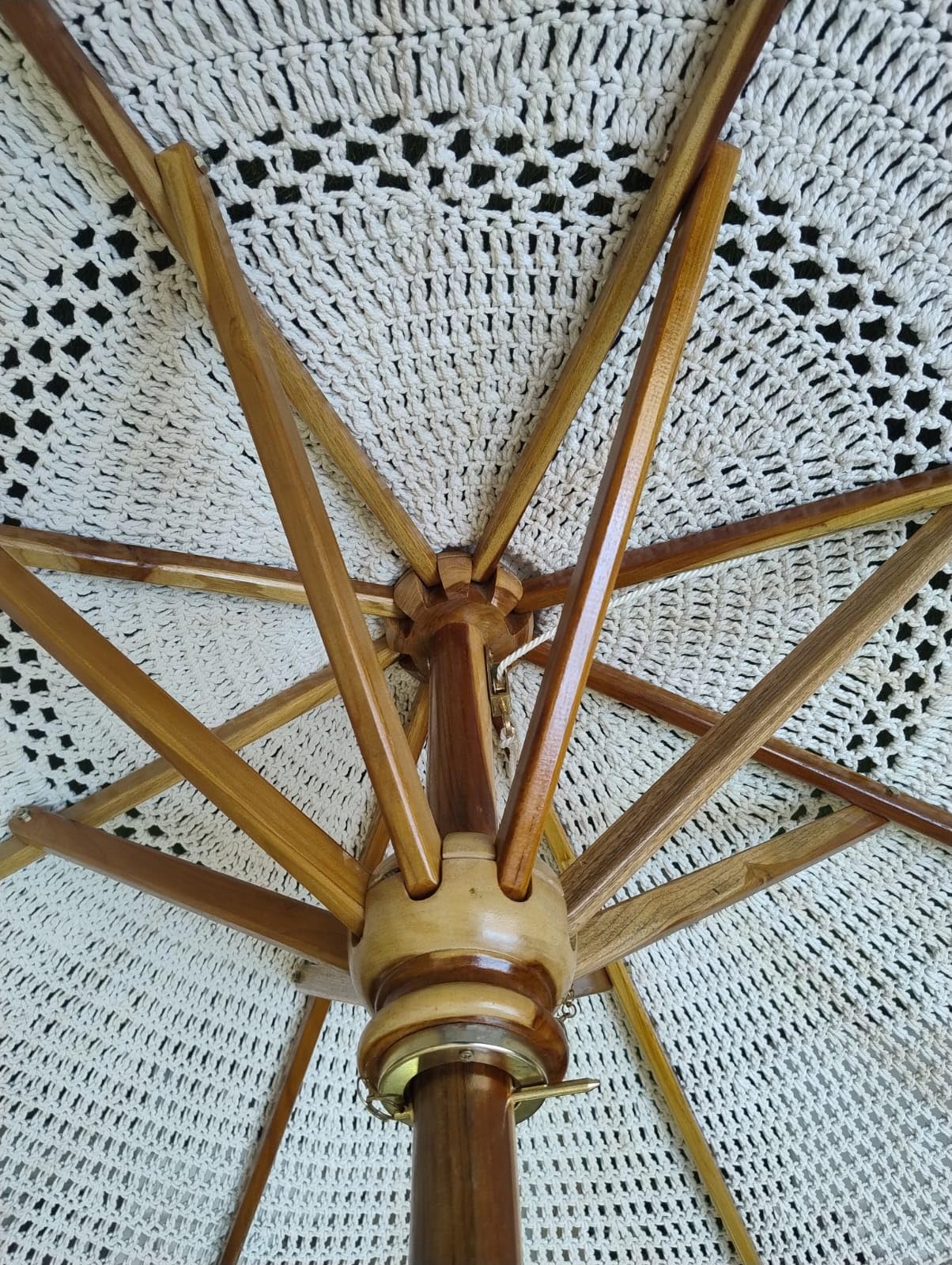 Ombrellone in Macramè Ø 200 cm