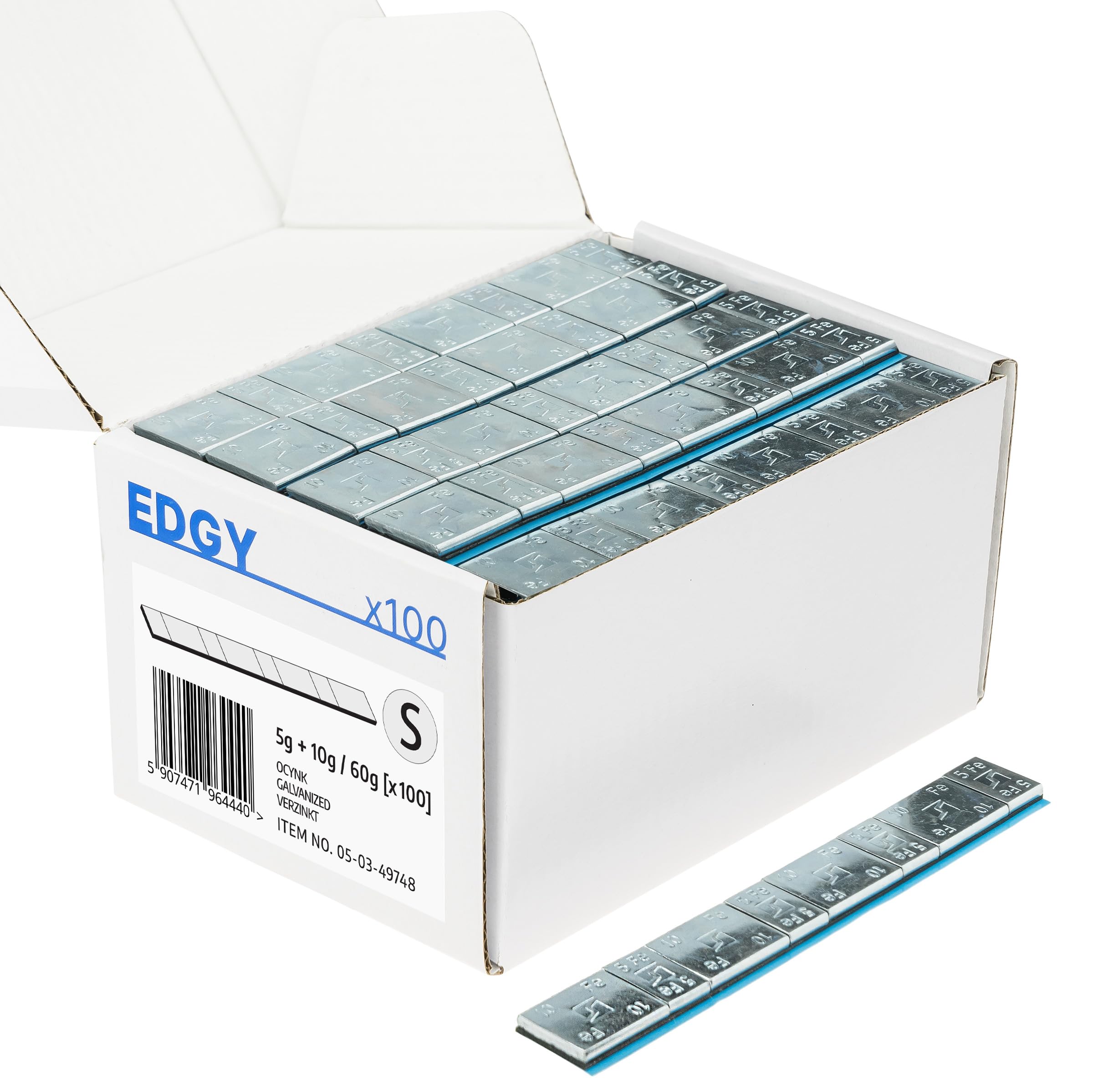 Stix Automotive Equipment - Pesi Adesivi di bilanciamento - 5 + 10 g/60 g - Set di 400 Strisce - 8 Pezzi per Striscia