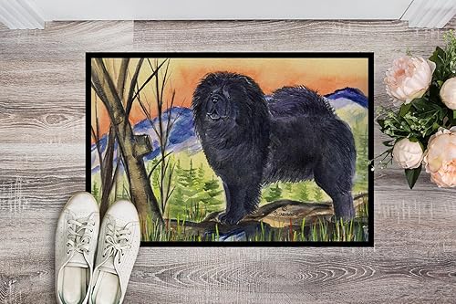 Miniatura 2 de Caroline's Treasures SS7005MAT Chow Chow - Tapete para puerta delantera, 18 x 27 pulgadas, para interiores y exteriores, para entrada,