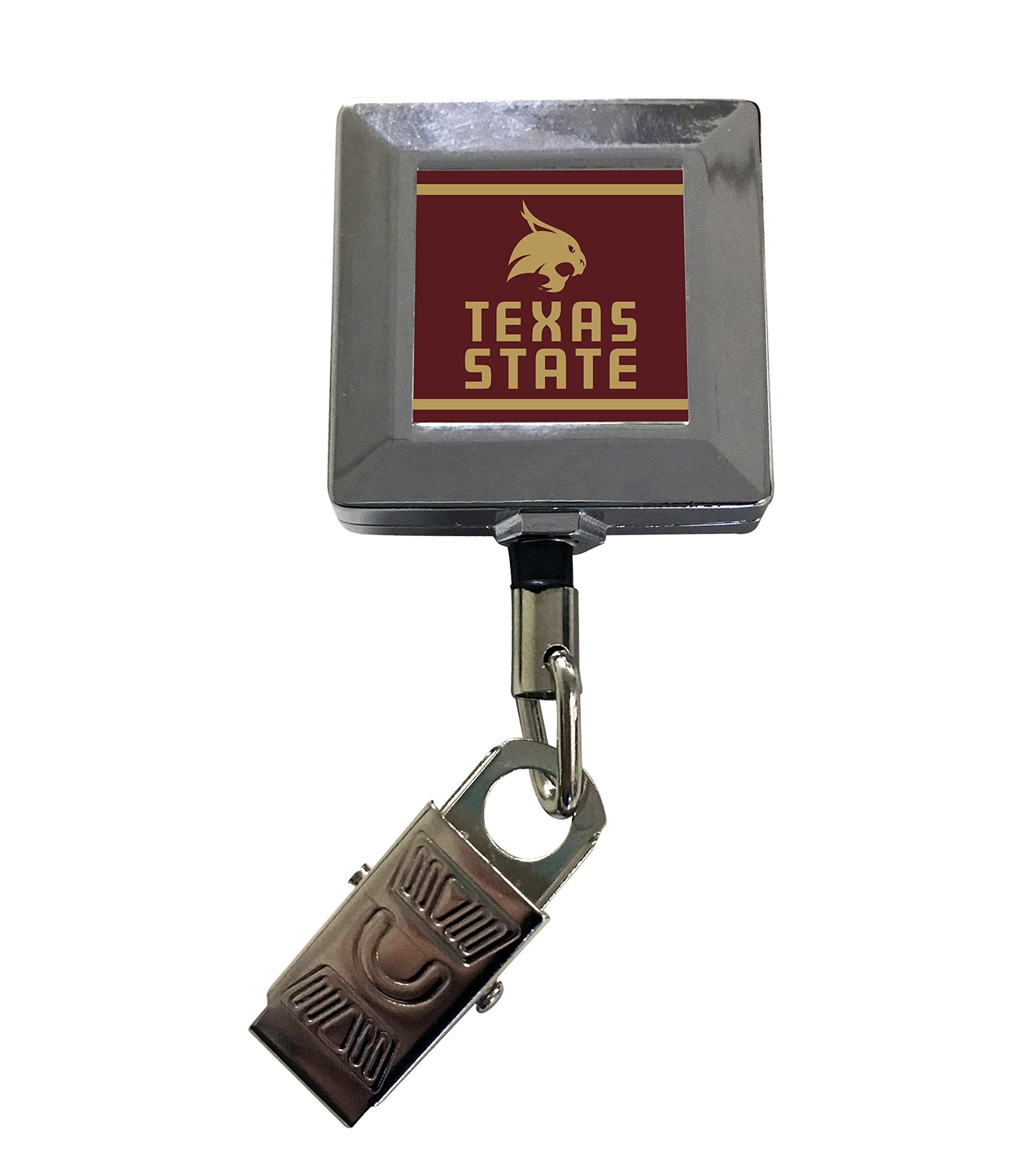 Texas State Bobcats 2-Pack Retractable Badge Holder Officially Licensed Collegiate Product