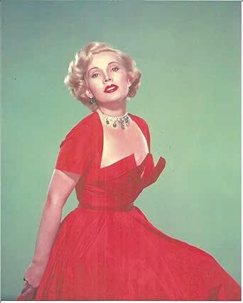 Ava Gabor glamour shot red dress - 8 x 10 Photo at Amazon's