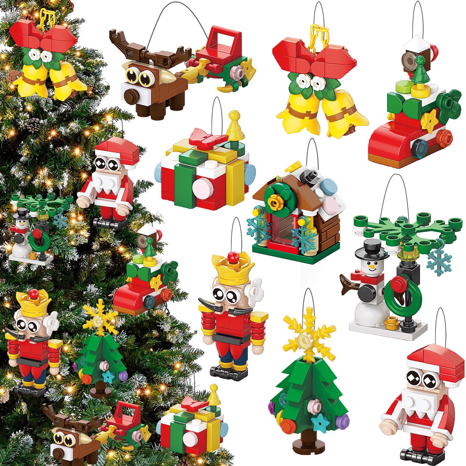 Christmas Ornaments Building Blo