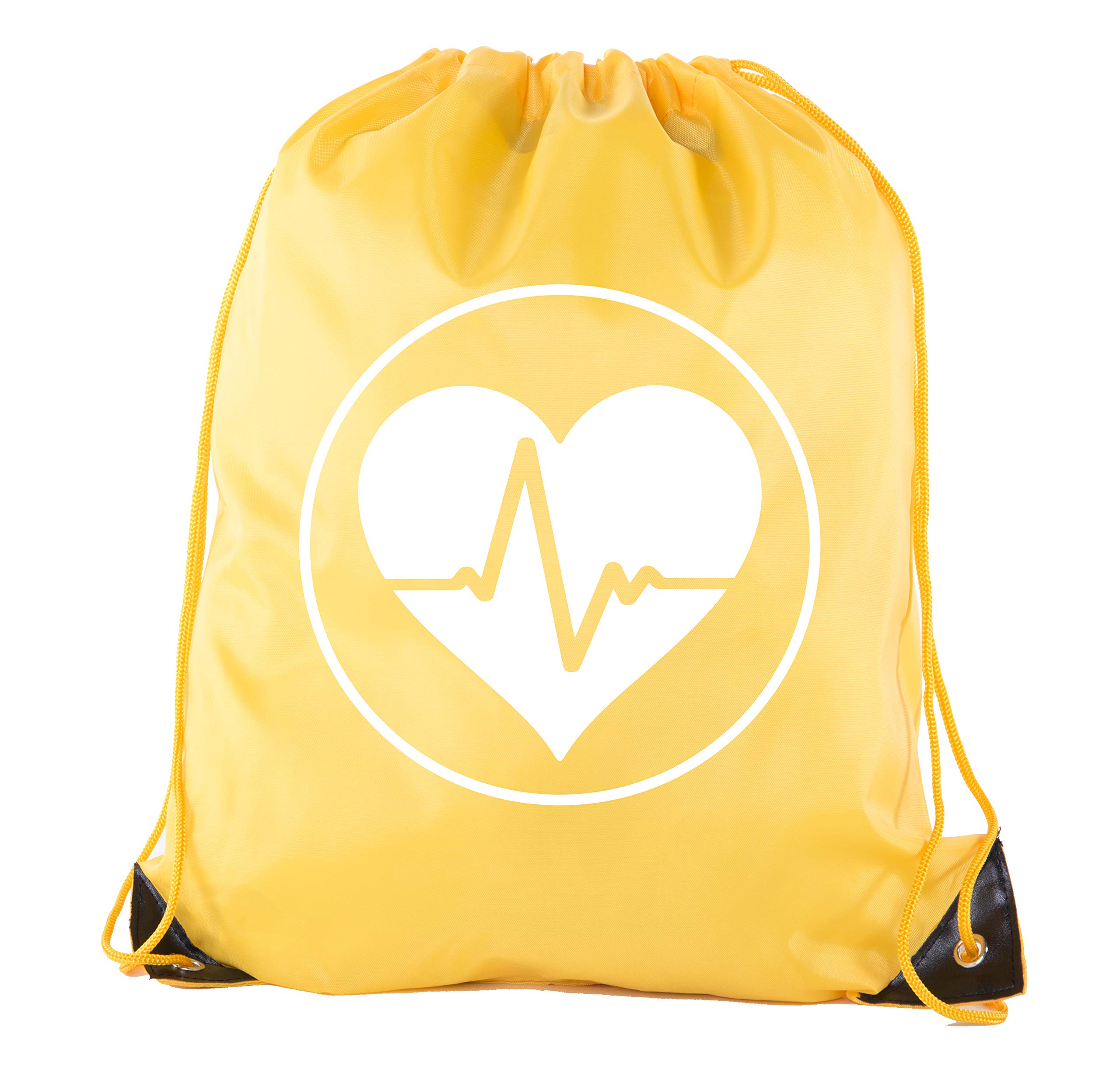 Mato &amp; Hash First Aid Backpack Drawstring Medical Bag for Emergencies or Epi Pen &amp; Medicine - 6PK Athletic Gold CA2500FirstAid S3