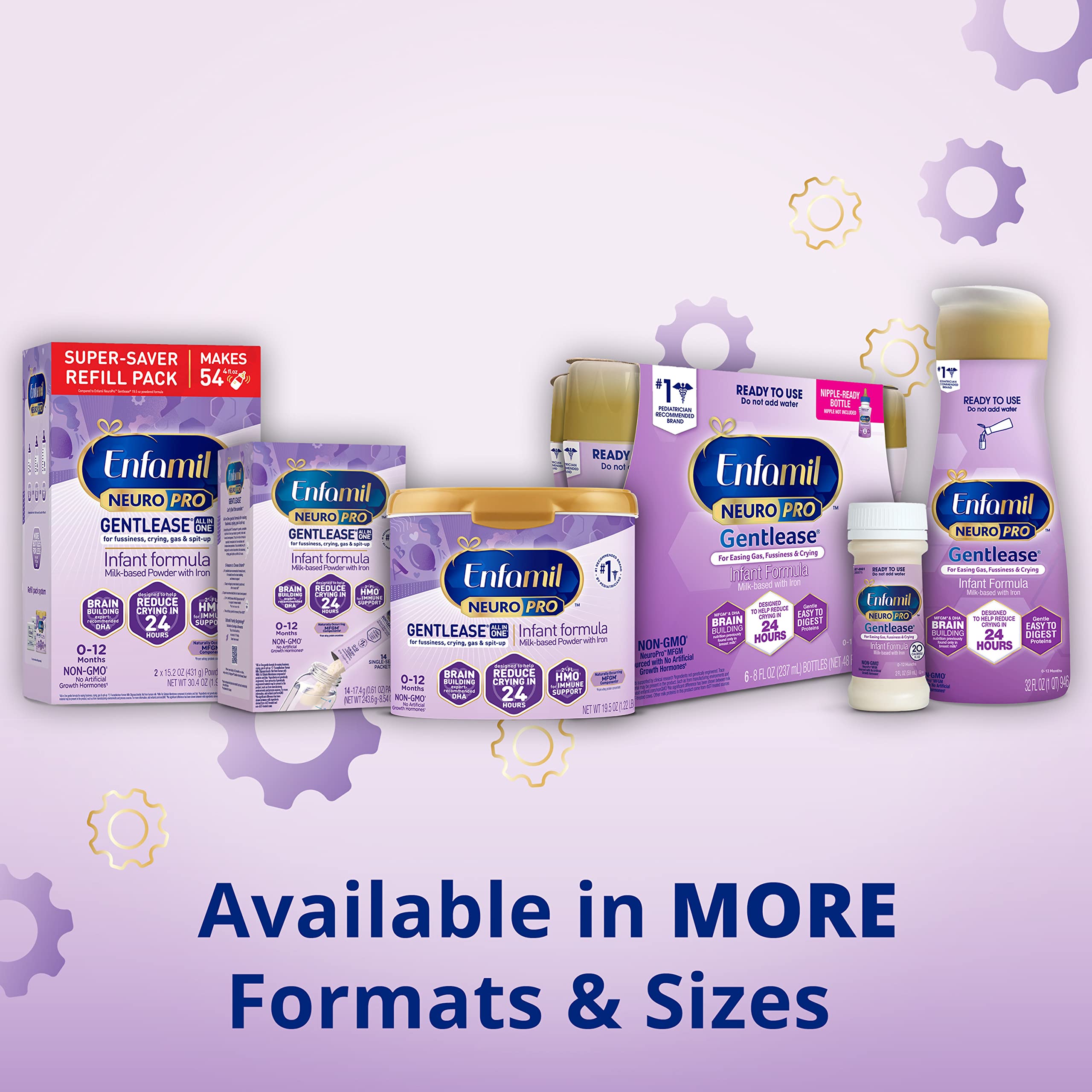 Buy Enfamil NeuroPro Gentlease Baby Formula, Brain and Immune Support with DHA, Clinically