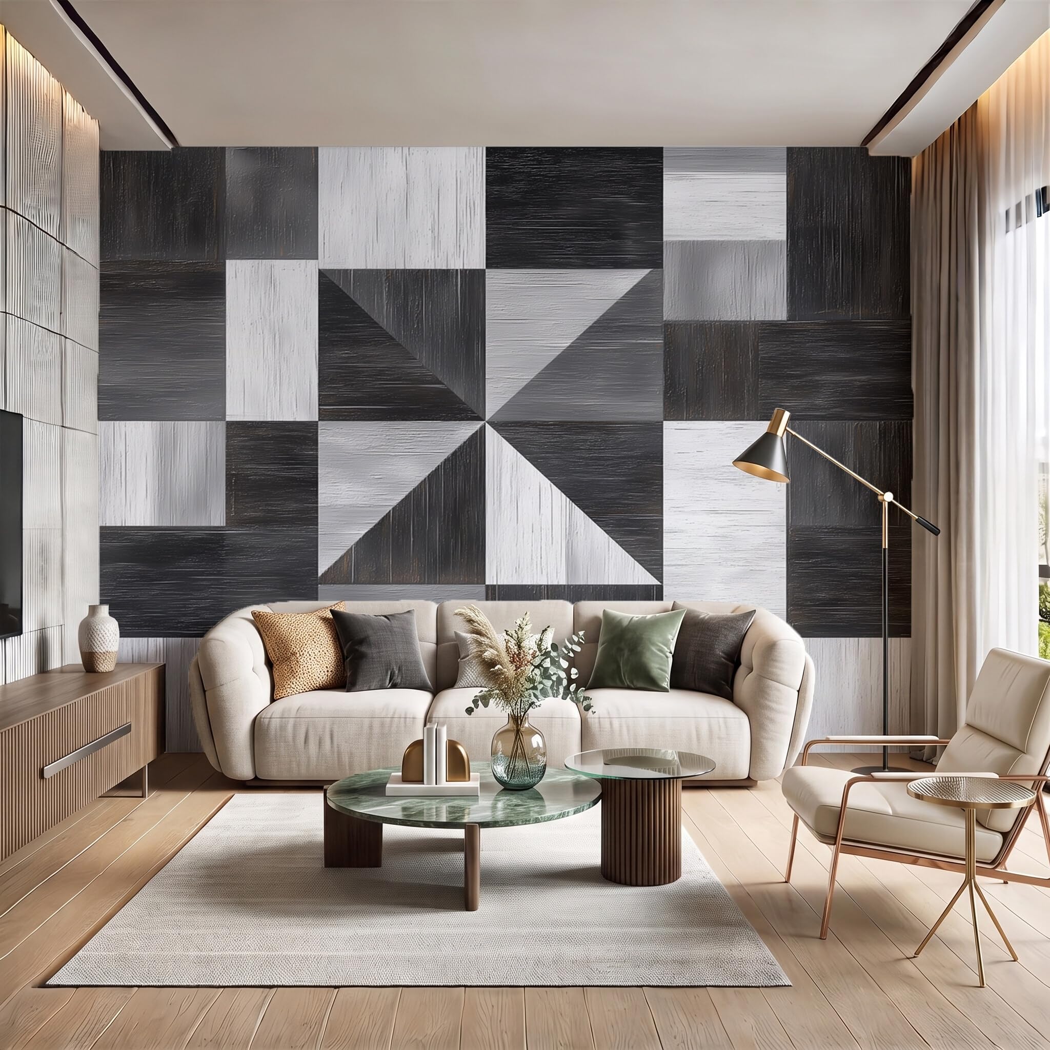 Papier Peint Panoramique Texture Industrielle Poster Mural | Rayures En Maille Papier Peint Intissé Décoration Pour Salon Chambre Restaurant Chambre D'Enfants, 400X280Cm