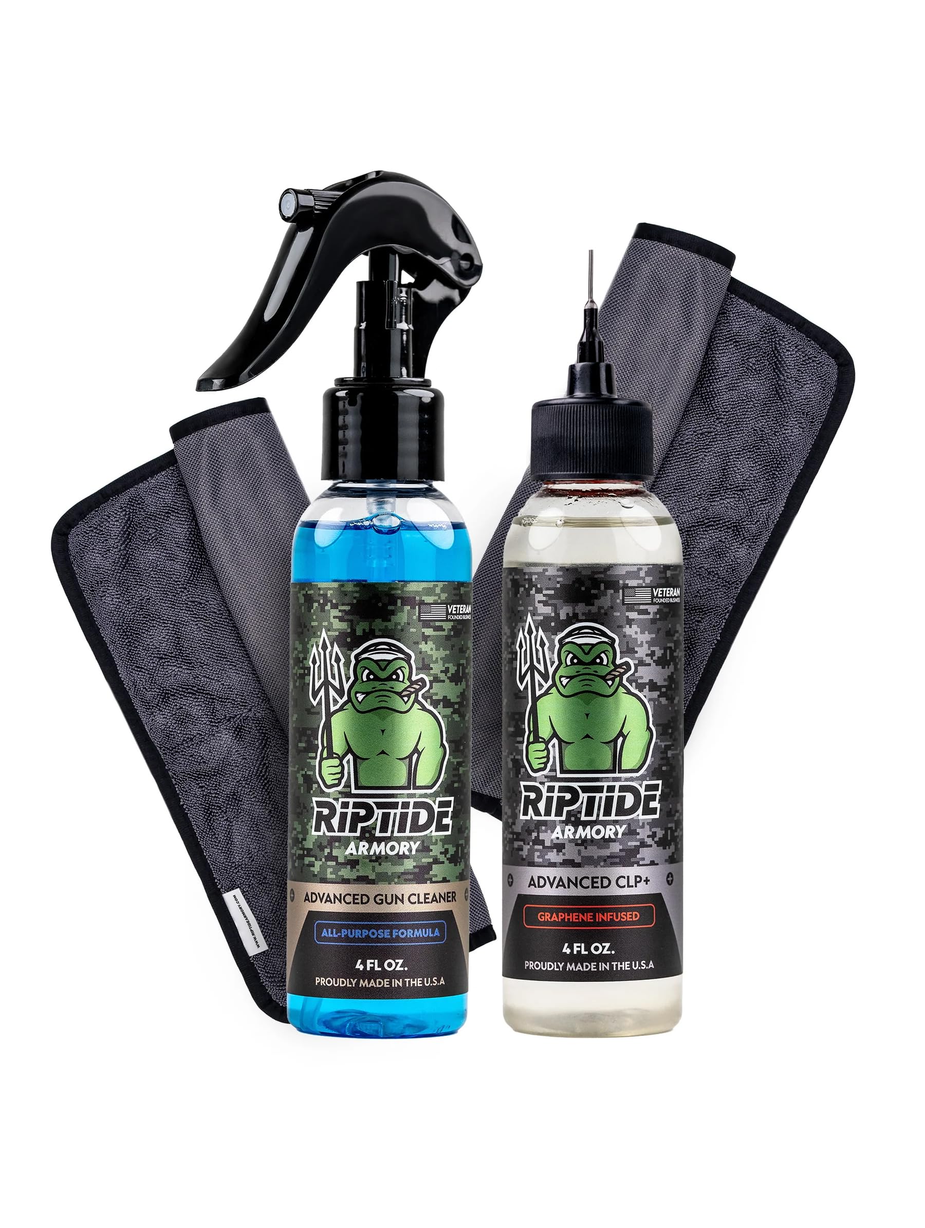 Riptide Armory Advanced Gun Cleaner & CLP+ Kit Cleans